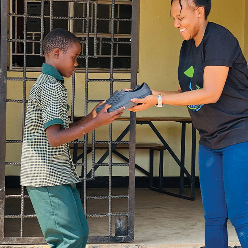 School supplies distribution